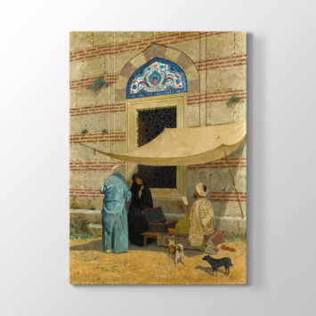 Osman Hamdi Bey - Cami Önünde Arzuhalci Tablosu